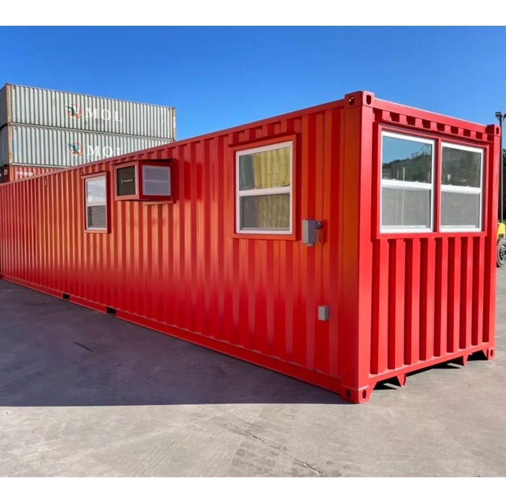 45ft Shipping Container – Red Finish