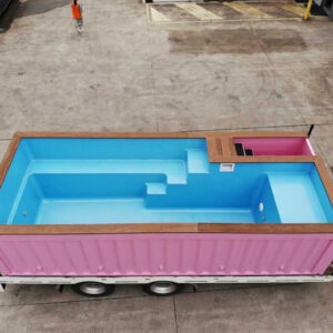 Pink 20ft Container Swimming Pool