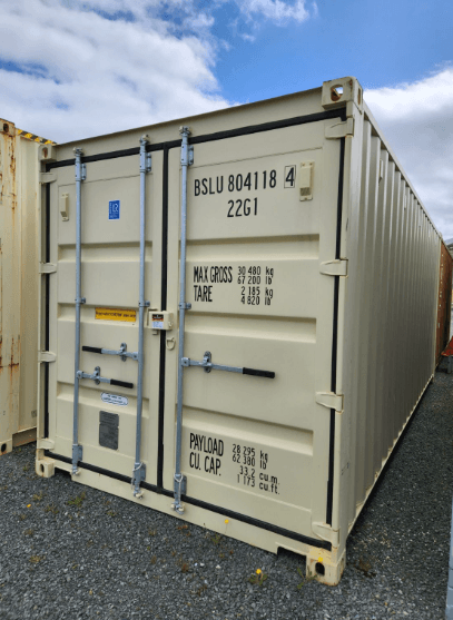 20ft Beige Shipping Container - Image 5