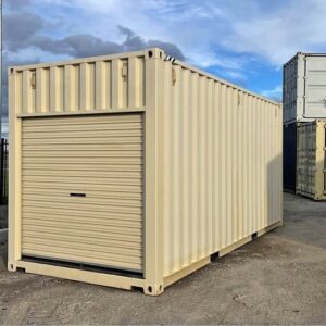20ft High Cube Shipping Container with Rollup Door – Extra Height, Secure & Easy Access for Sale