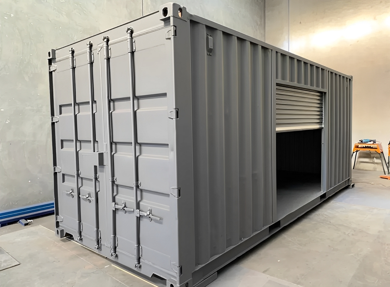20ft Shipping Container with Dual Side Roll-Up Doors