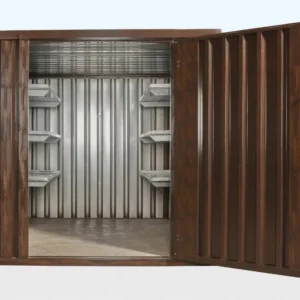 Wood-Effect Flat Packed Storage Container 2M X 2.1M for Sale