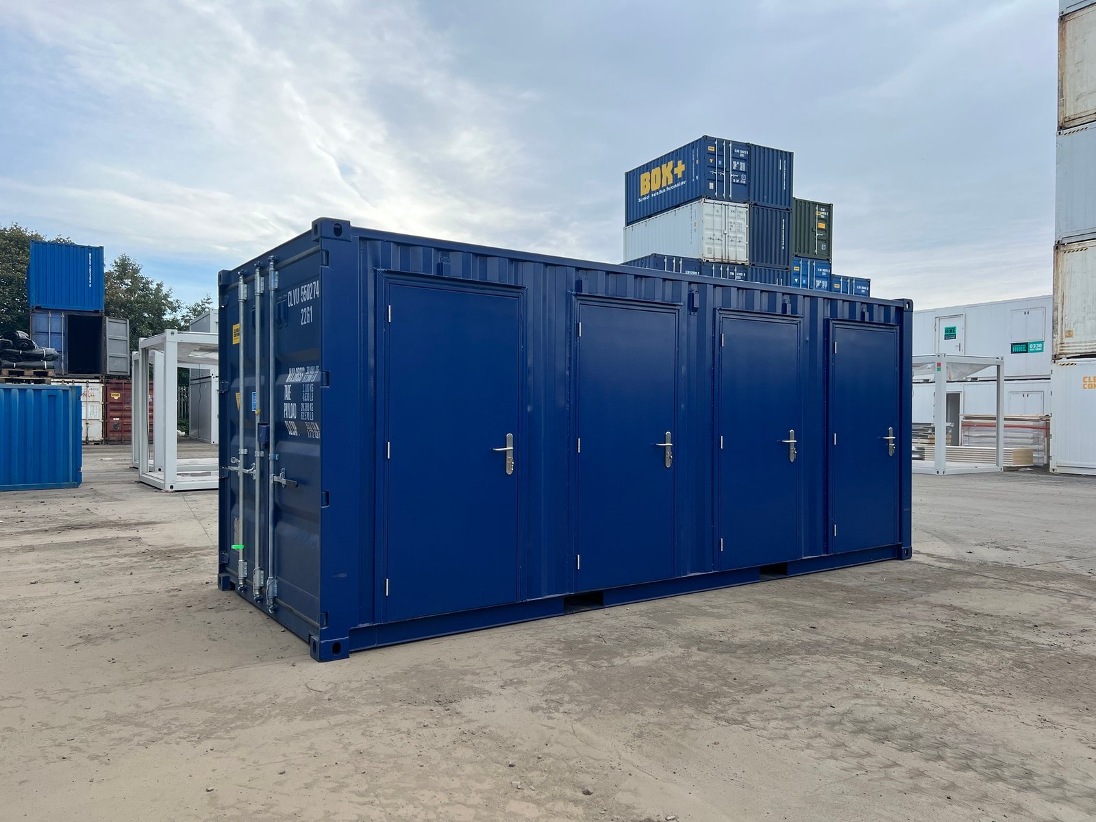 20ft Shipping Container Multi-unit Storage Solution for Sale - Image 2