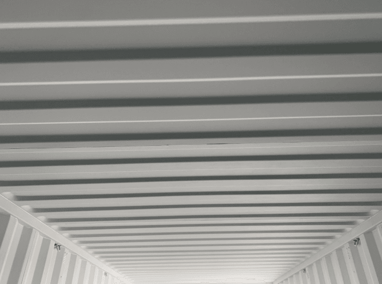 20ft Light Grey One Trip Shipping Container - Image 7