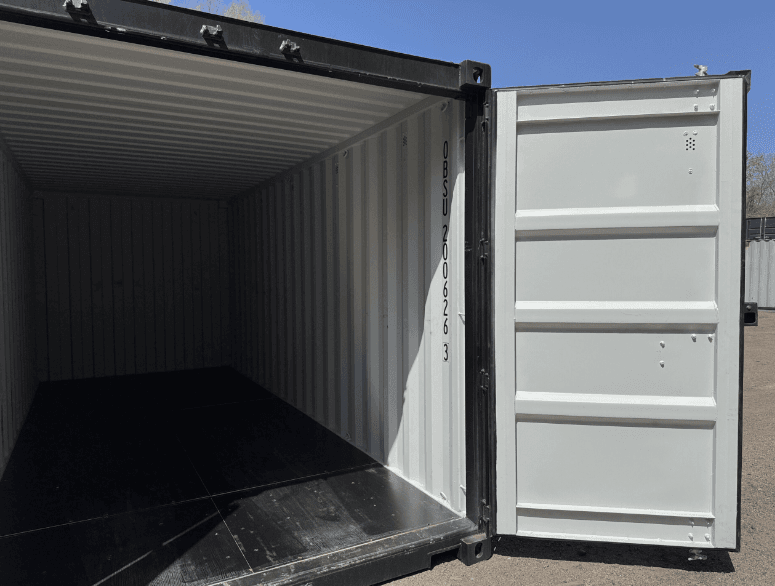 20 x 8 New Black Shipping / Storage Container - Image 8