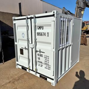 7ft Shipping Container with Window & Side Door