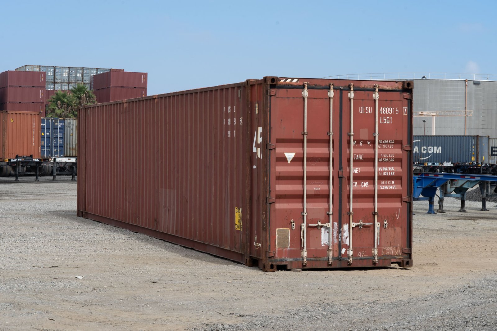 45-foot High Cube Shipping Container – Cargo-worthy for Sale