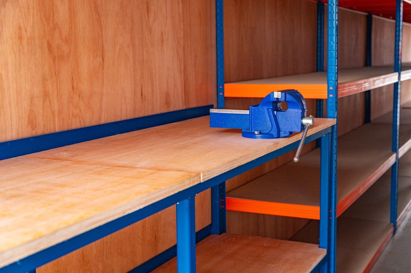 40ft Tunnel Container – Fully Shelved Mobile Workshop for Sale - Image 4