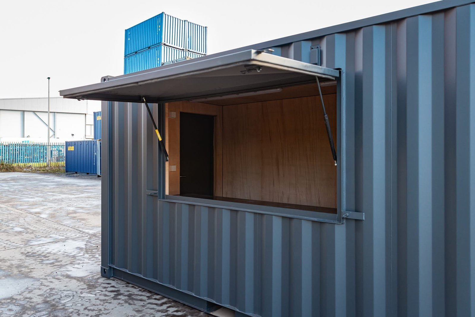 20ft Customised Container Kiosk – Fully Converted, Ready to Use for Sale