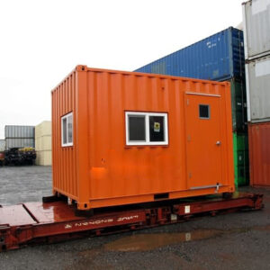 9ft Small Office Container with Window & Side Door