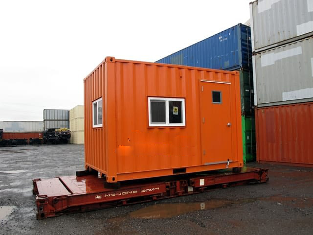 9ft Small Office Container with Window & Side Door