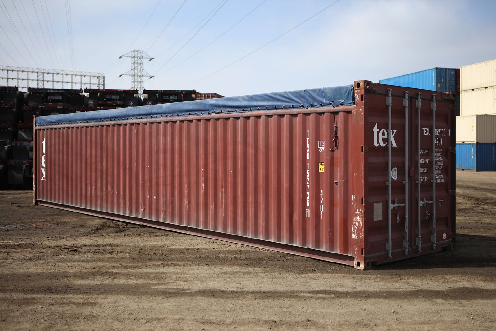 40-foot Open Top Shipping Container Cargo-worthy for Sale