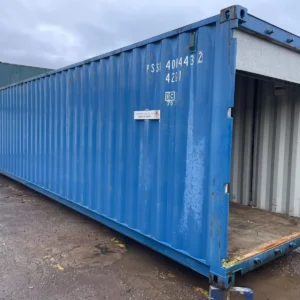 40/8 Shipping Container with Rollup and electrics and lights for Sale