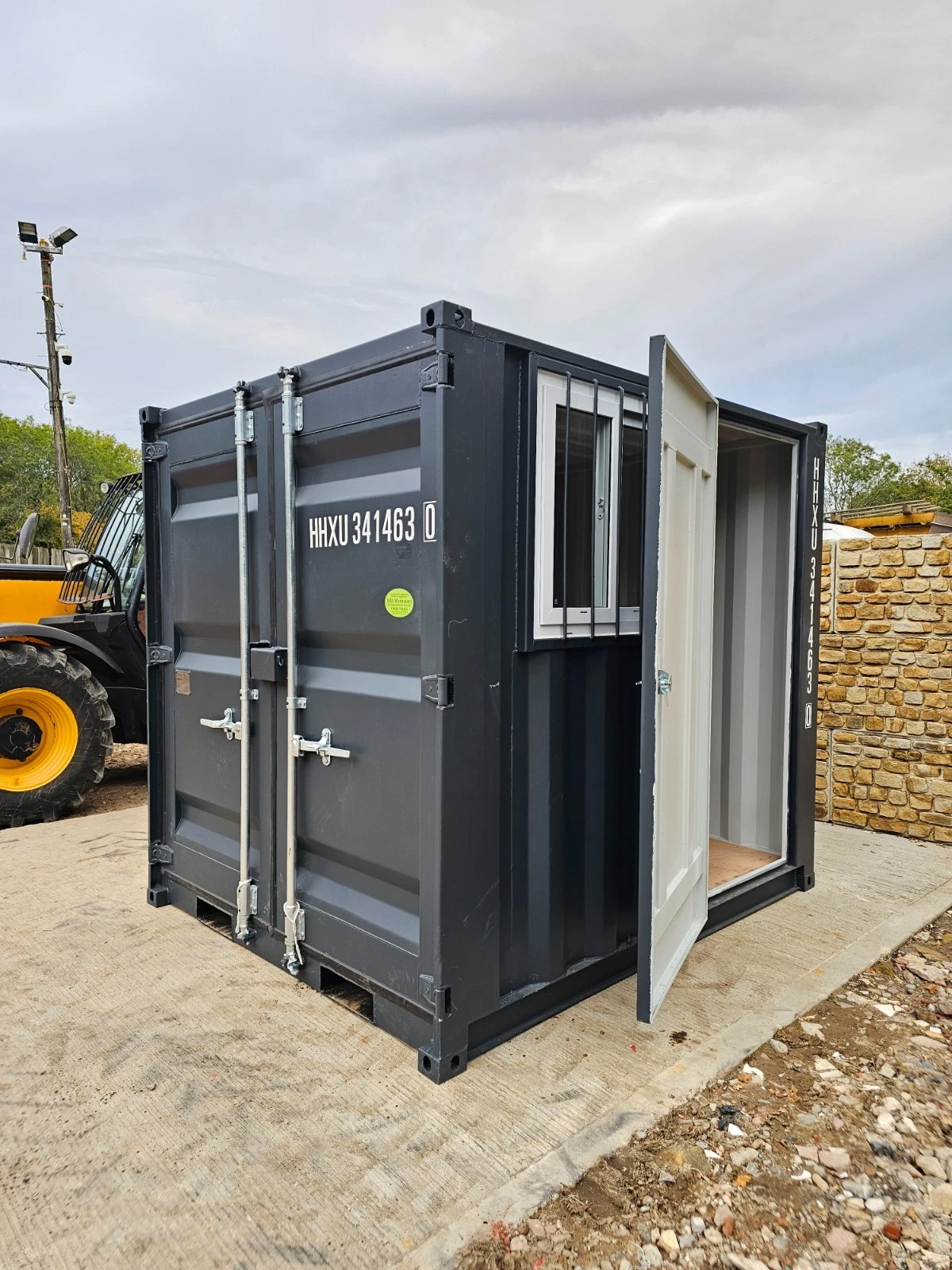 8′ Shipping Container Site Safe Lock Up Box Toolbox 8ft Workshop Shed Office for Sale - Image 2