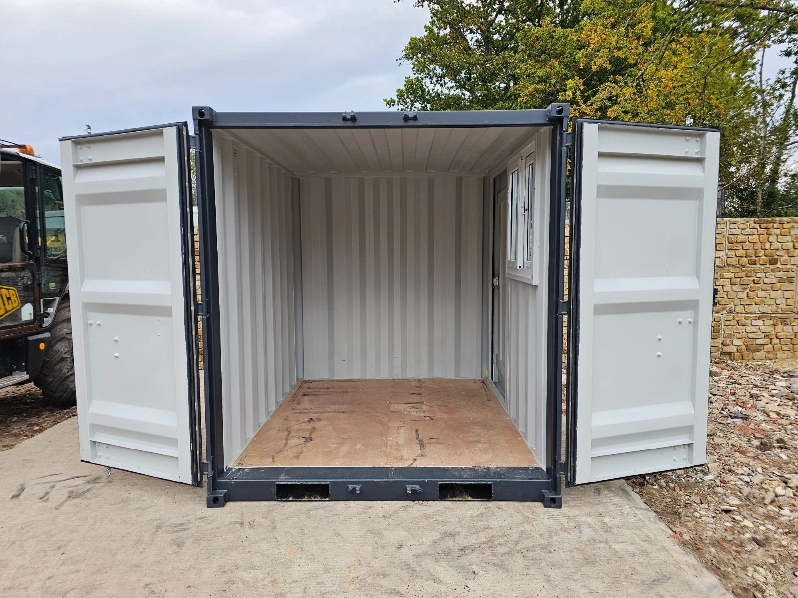 8′ Shipping Container Site Safe Lock Up Box Toolbox 8ft Workshop Shed Office for Sale - Image 14