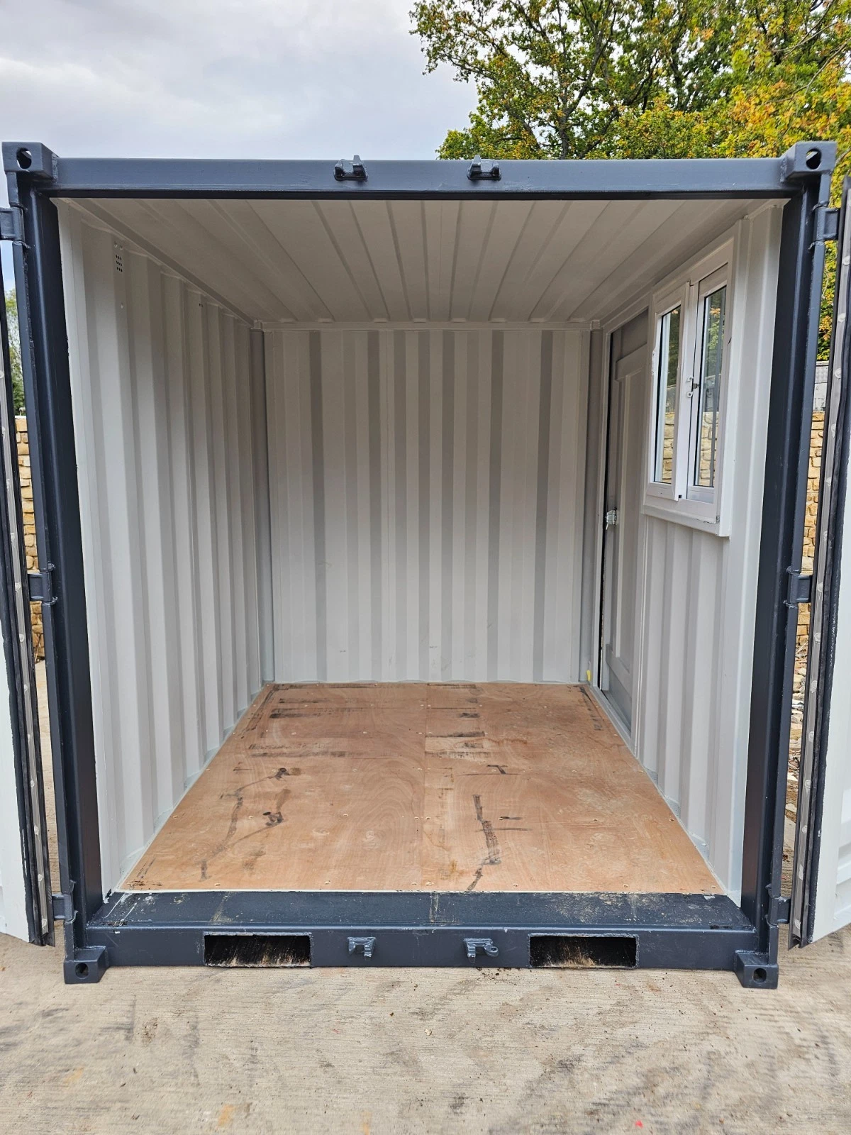 8′ Shipping Container Site Safe Lock Up Box Toolbox 8ft Workshop Shed Office for Sale - Image 13