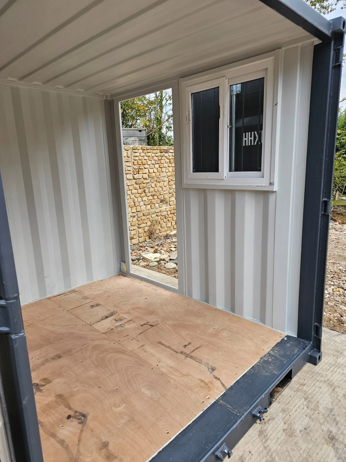 8′ Shipping Container Site Safe Lock Up Box Toolbox 8ft Workshop Shed Office for Sale - Image 11
