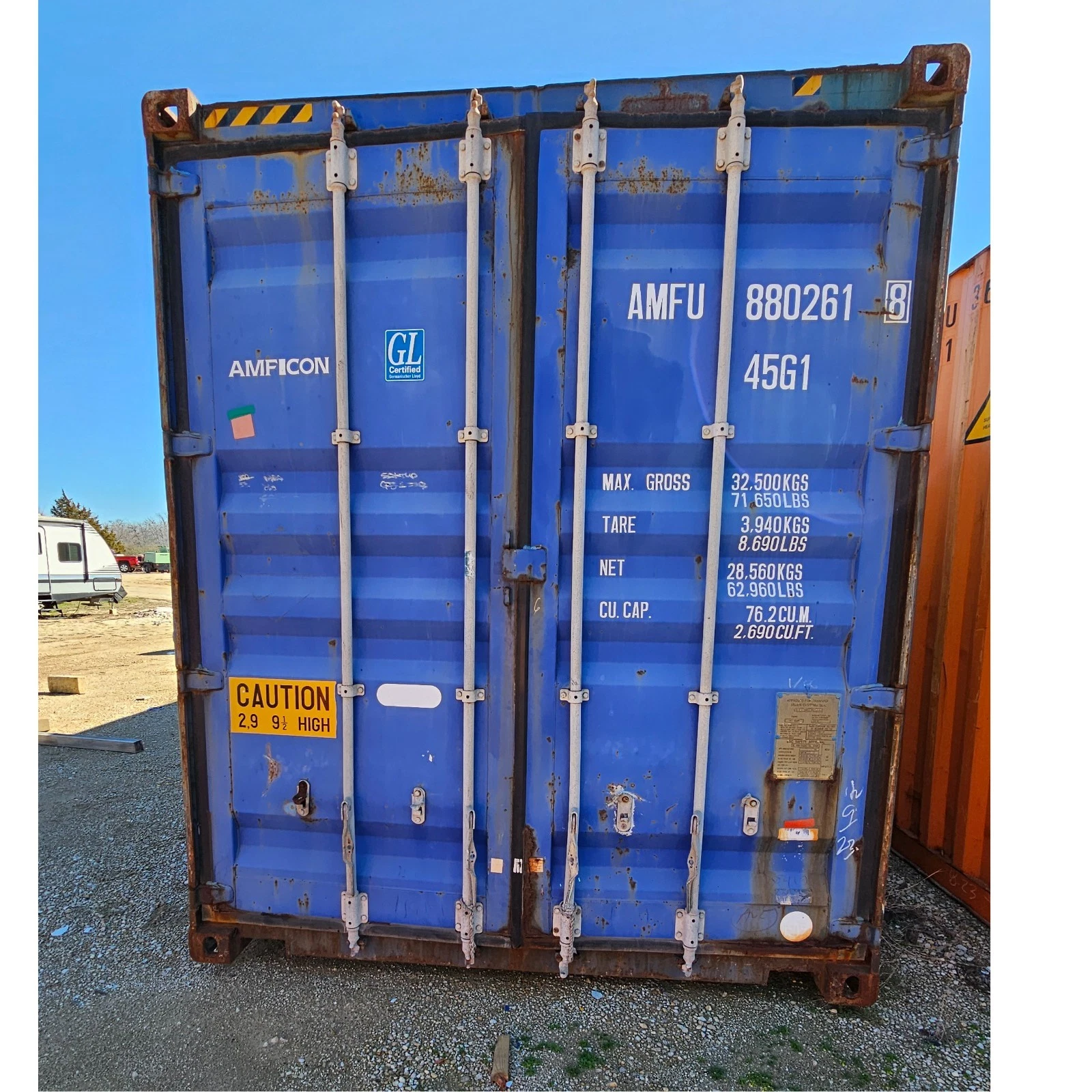 40 ft Shipping Container – Water Tight – High Cube for Sale - Image 3