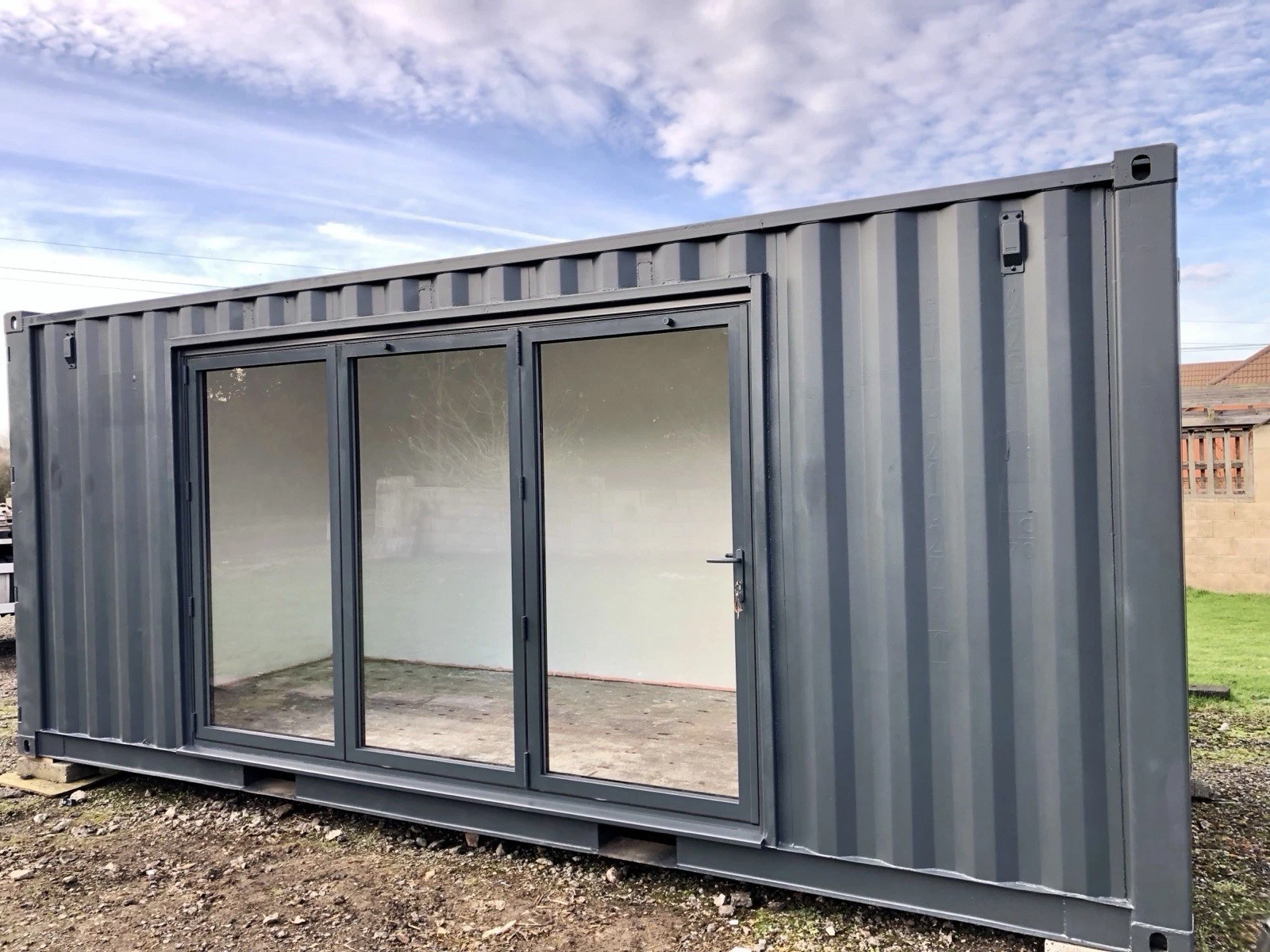 Converted Shipping Container Office Gym 20ft for Sale - Image 4