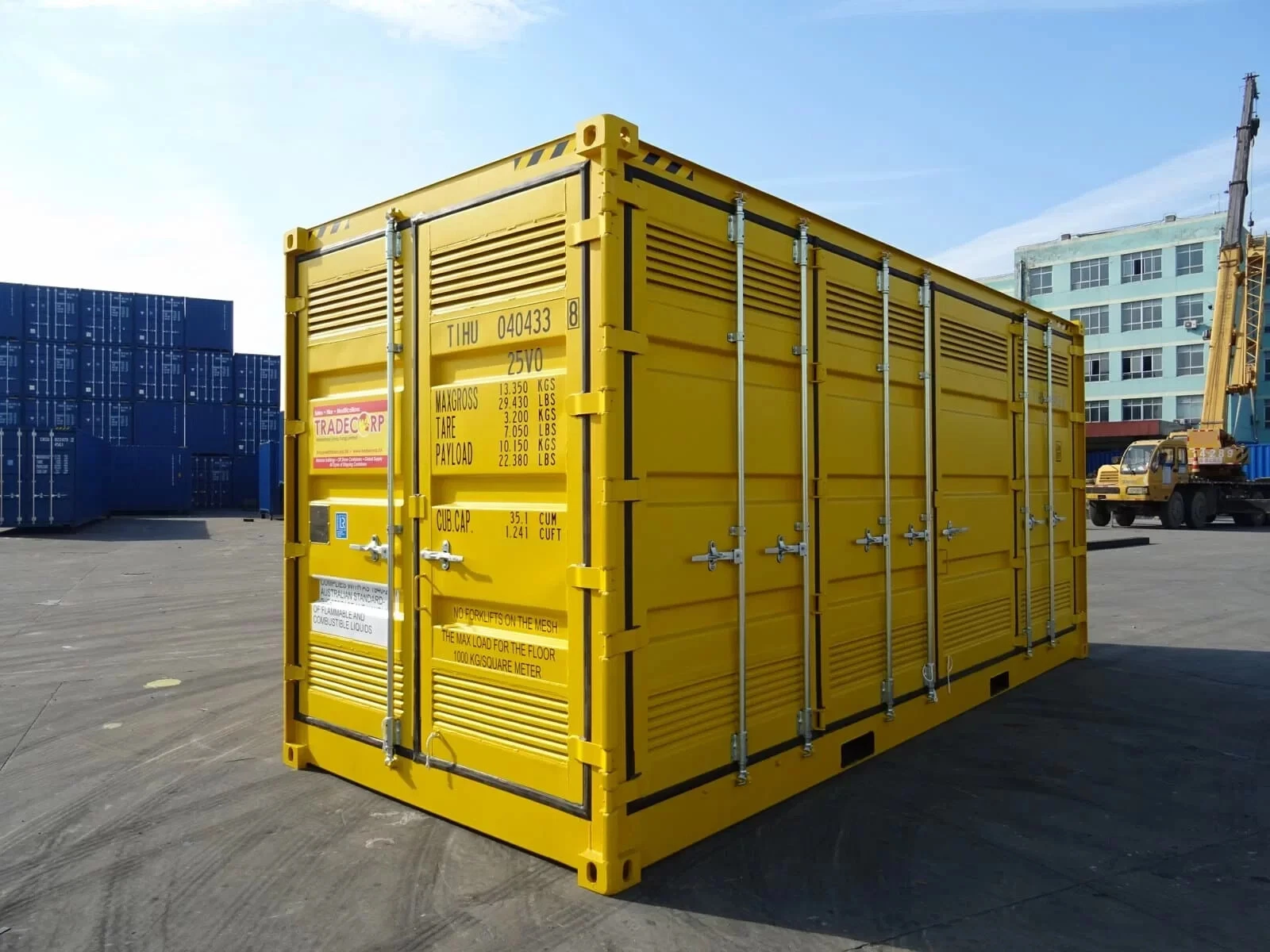 20ft dangerous goods shipping container for Sale - Image 3
