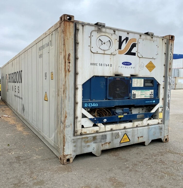40ft High Cube Reefer Container–Wind & Water Tight, Non-Working For Sale - Image 6