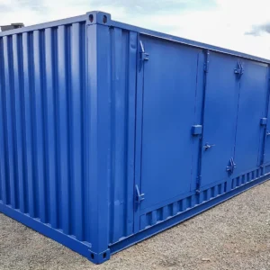 20×8 Bunded Container With Side Doors With Extra Door Secure Lock Boxes. for Sale