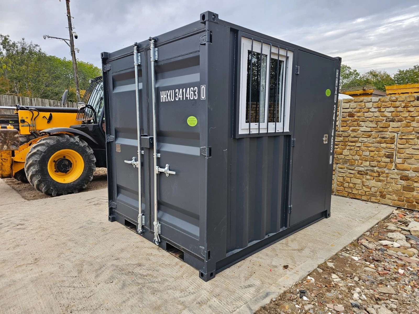 8′ Shipping Container Site Safe Lock Up Box Toolbox 8ft Workshop Shed Office for Sale - Image 20