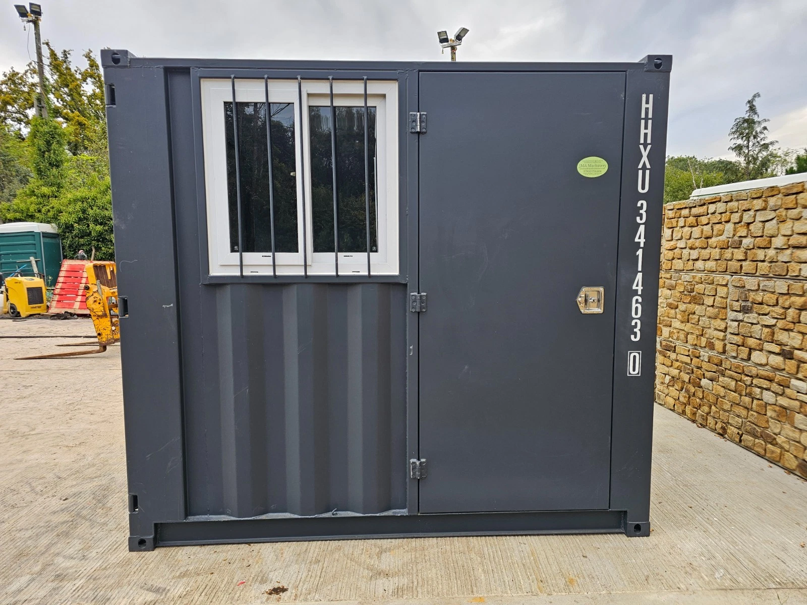 8′ Shipping Container Site Safe Lock Up Box Toolbox 8ft Workshop Shed Office for Sale - Image 18