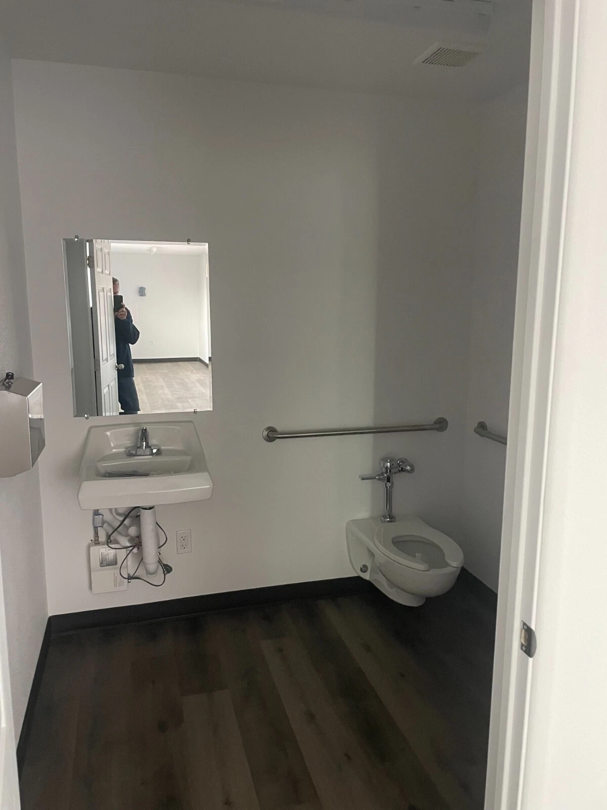 40ft Shipping Container Office with ADA Restroom for Sale - Image 3