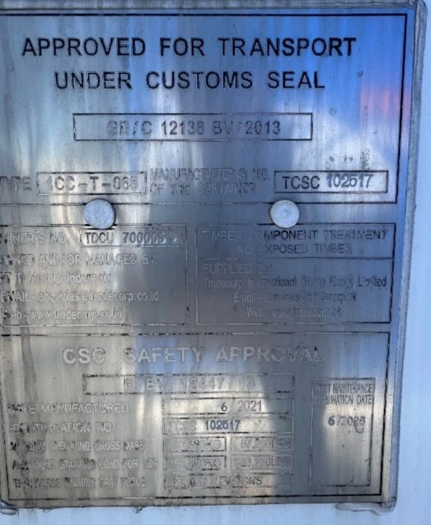 Thermo King Refrigerator Container – 20′ 2021 Reefer for Sale - Image 3