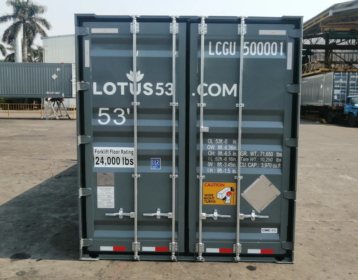 53-foot High Cube Shipping Container – One-Trip for Sale - Image 2