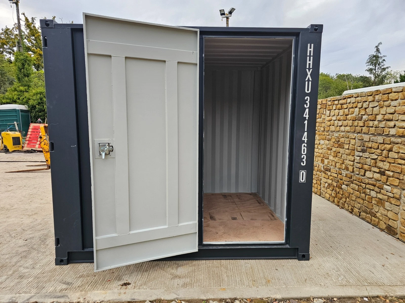 8′ Shipping Container Site Safe Lock Up Box Toolbox 8ft Workshop Shed Office for Sale - Image 15