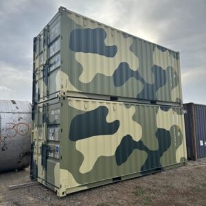 20ft Shipping Container – Camouflage Finish
