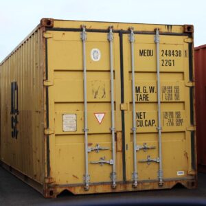 20ft Shipping Container – Yellow Finish