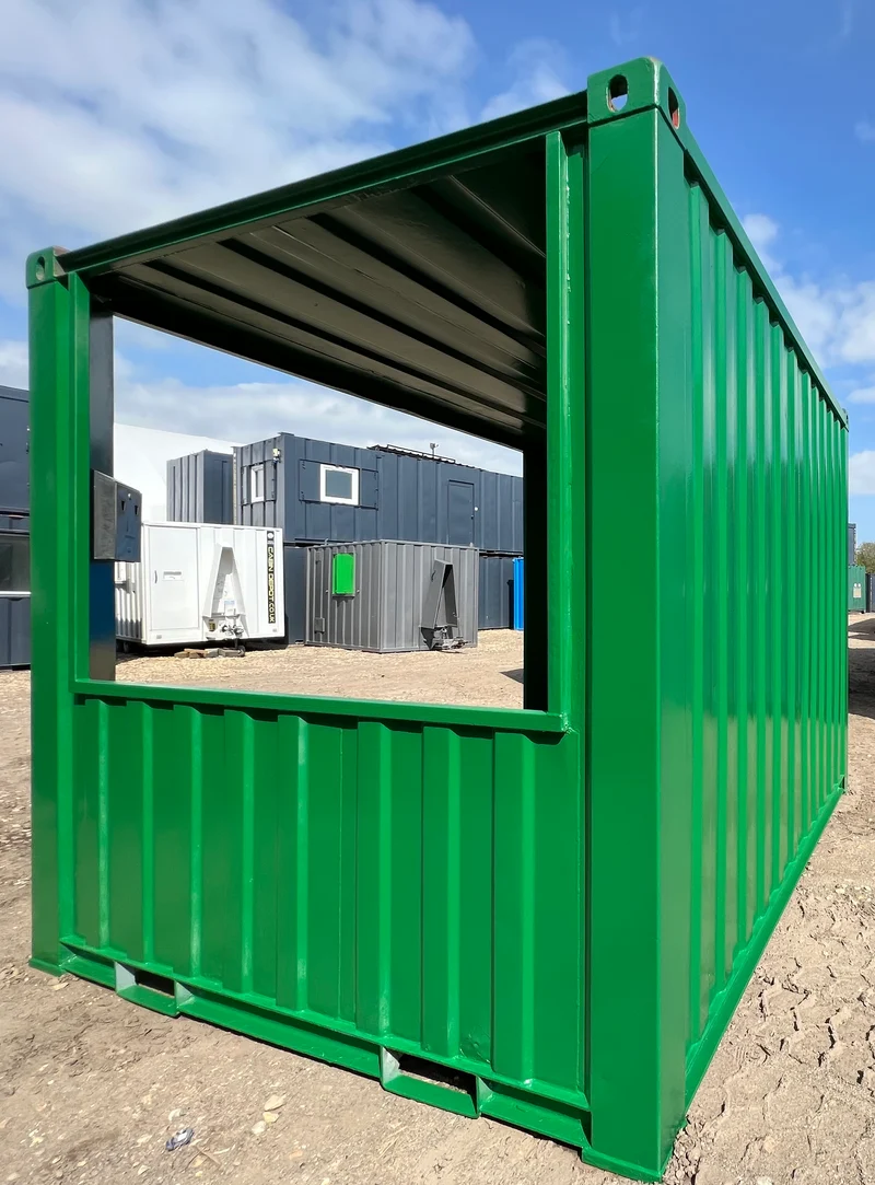 5ft x 8ft Smoking Shelter Container