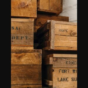 Heavy-Duty Wood Shipping Crate (80in x 48in x 82in)